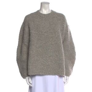 Lauren Manoogian Textured Greige Cozy Sweater